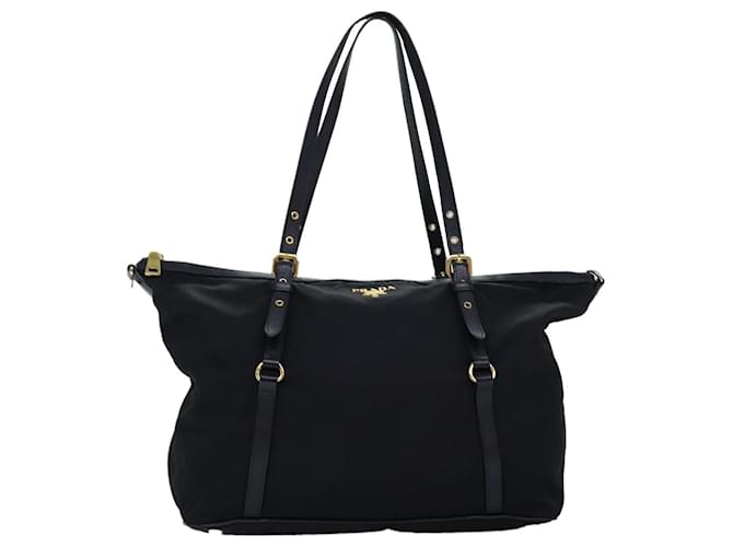 Tote Prada Tessuto Schwarz Synthetisch  ref.1397543