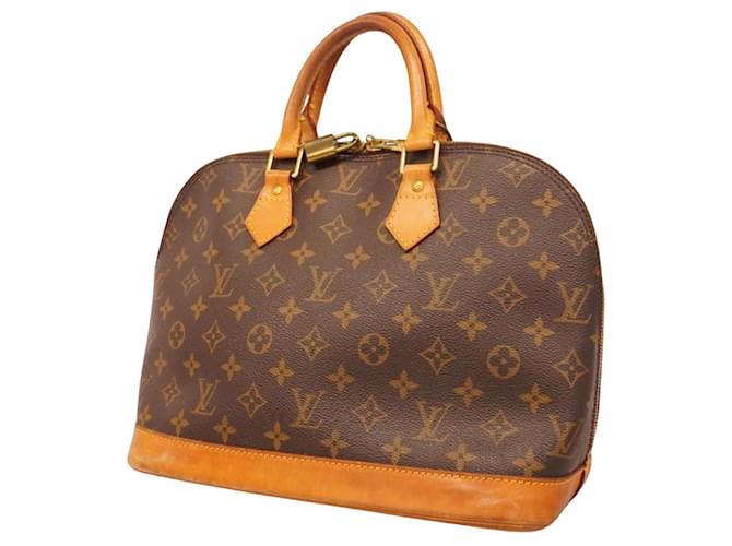 Louis Vuitton Alma Castaño Lienzo  ref.1397550