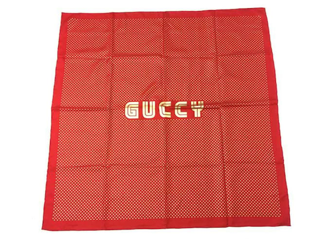 Gucci - Soie Rouge  ref.1397583
