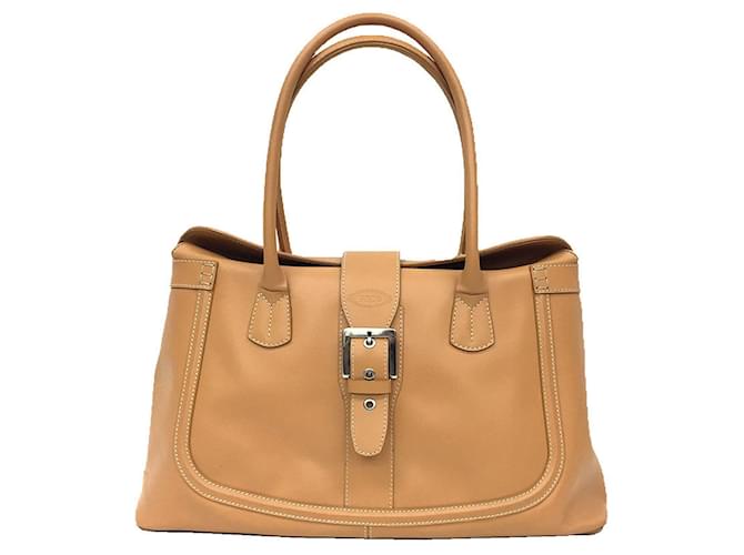 TOD'S Beige Leather  ref.1397584