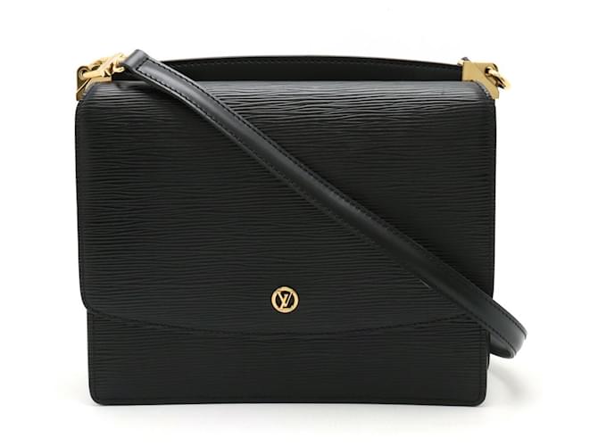 Louis Vuitton Grenelle Black Leather  ref.1397607