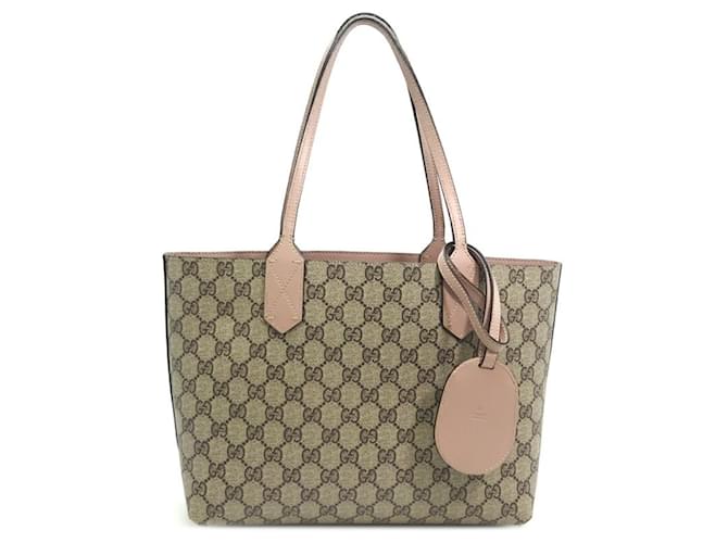 Gucci GG canvas Beige Leather  ref.1397618