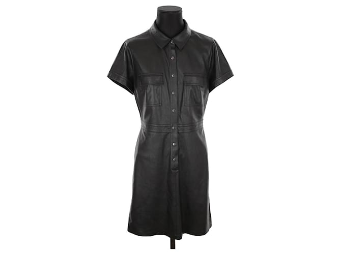 Bcbg Max Azria Black dress Polyester  ref.1397663