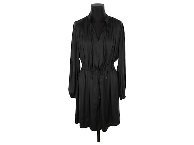 Claudie Pierlot Black dress Polyester  ref.1397664