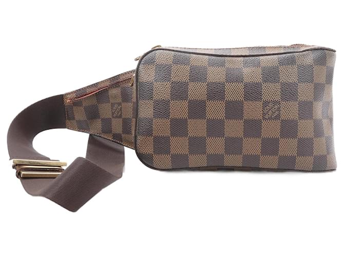 Louis Vuitton Damier Geronimos Crossbody Bag N51994 Brown Leather  ref.1397699