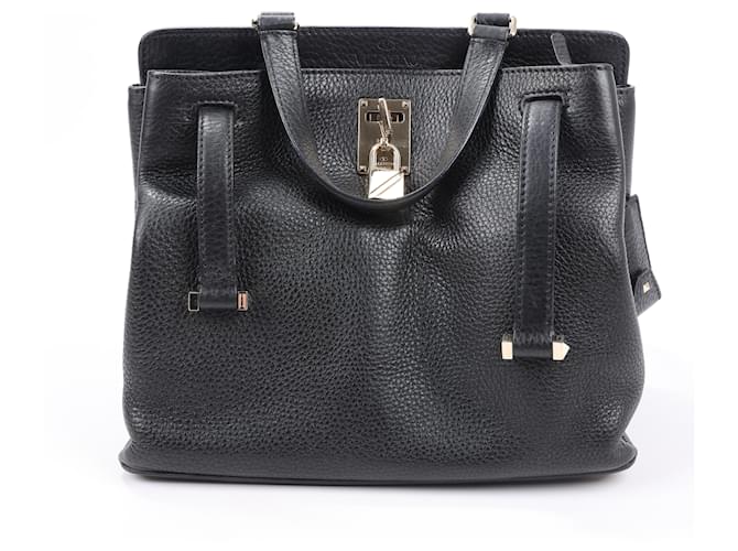 Borsa a mano 2Way in pelle JoyLock Valentino Garavani nera Nero  ref.1397706