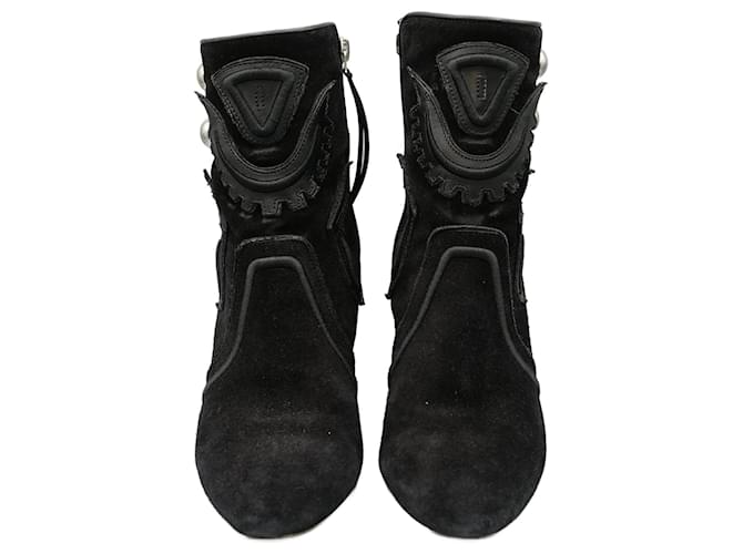 Isabel Marant Botines Negros en Ante Suecia  ref.1397726