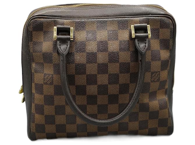 Louis Vuitton Bolso Brera de Hombro Braun Leinwand  ref.1397728