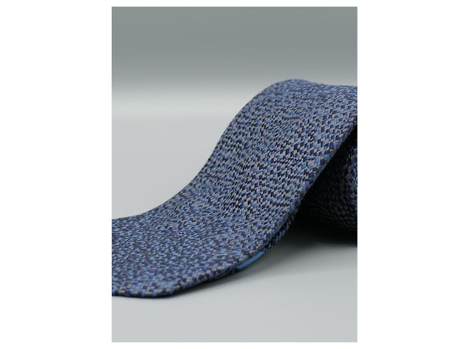 Salvatore Ferragamo Corbata Azul a Cuadros Blu