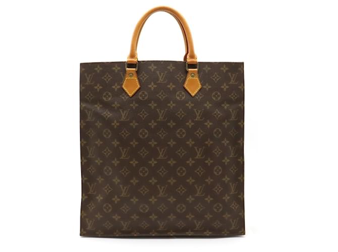 Louis Vuitton Sac Plat Brown Cloth  ref.1397754