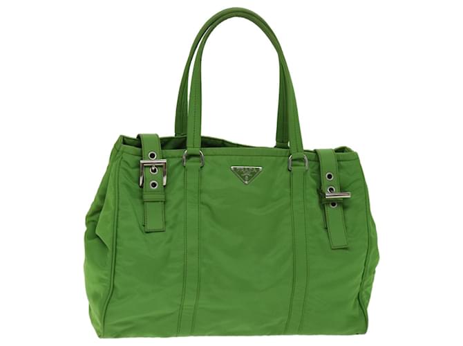 Prada Tessuto Green Synthetic  ref.1397800