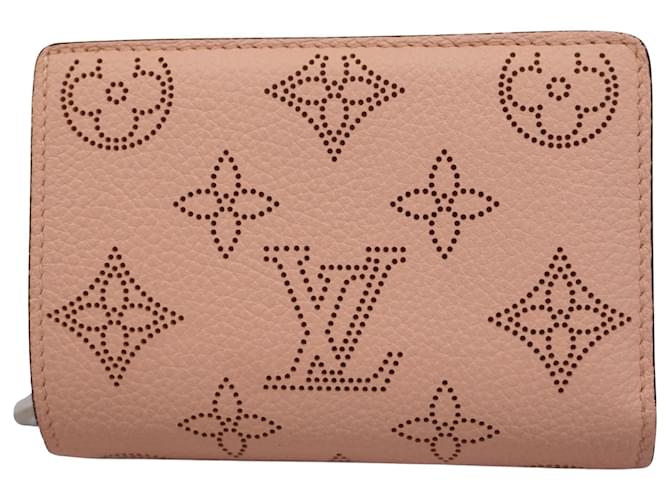 Louis Vuitton Portefeuille Cléa Pink Leder  ref.1397804