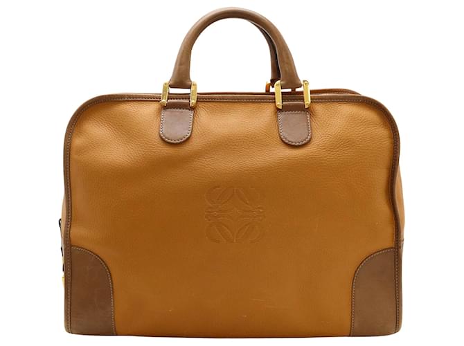 LOEWE AMAZONA Castaño Cuero  ref.1397815