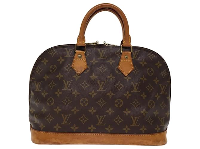 Louis Vuitton Alma Marrom Lona  ref.1397821