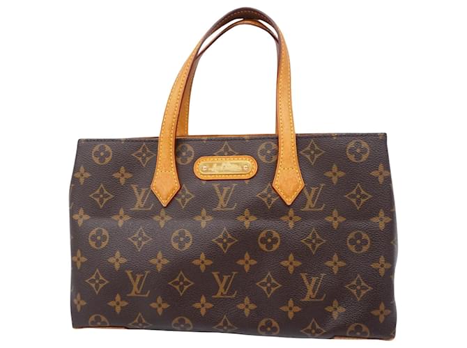 Louis Vuitton Wilshire Brown Cloth  ref.1397877