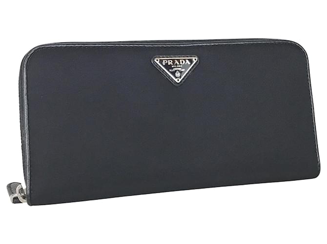 Prada Saffiano Preto Couro  ref.1397905