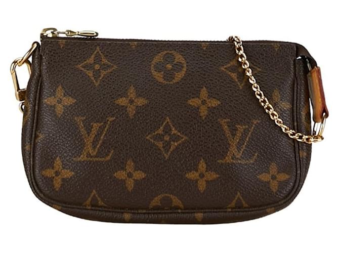 Louis Vuitton Pochette Accessoire Brown Cloth  ref.1397910