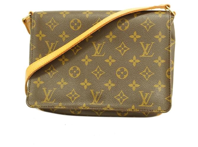 Louis Vuitton Musette Tango Braun Leinwand  ref.1397935