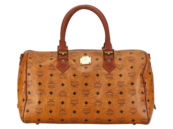 MCM Visetos Stark Castaño Lienzo  ref.1397940