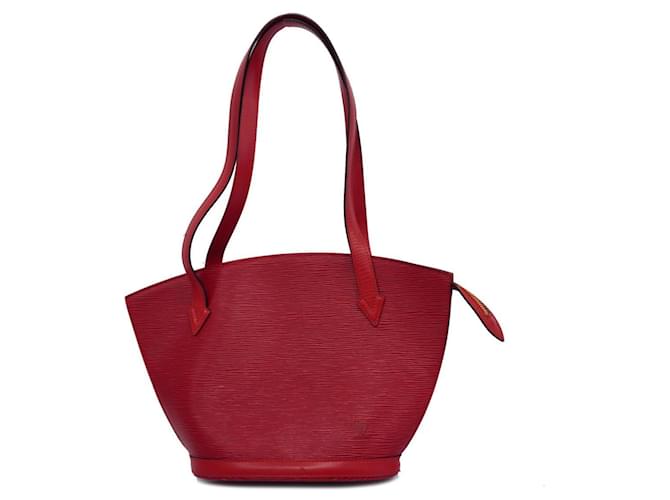 Louis Vuitton Saint Jacques Rosso Pelle  ref.1397953