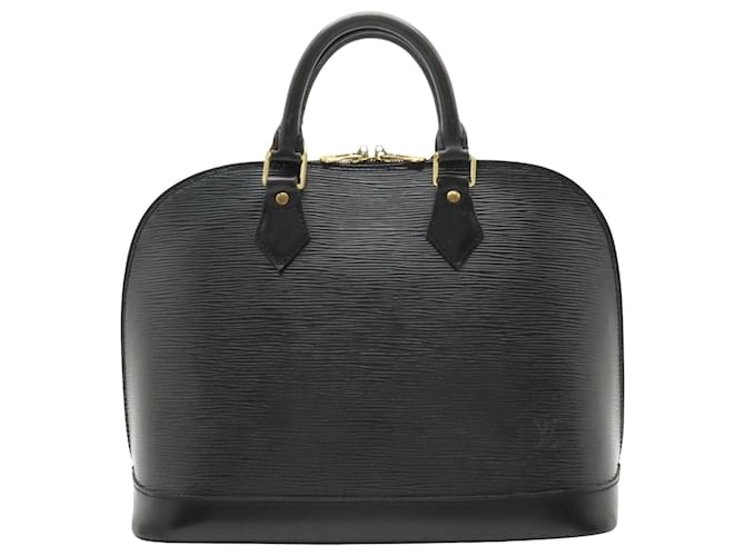 Louis Vuitton Alma Schwarz Leder  ref.1397975