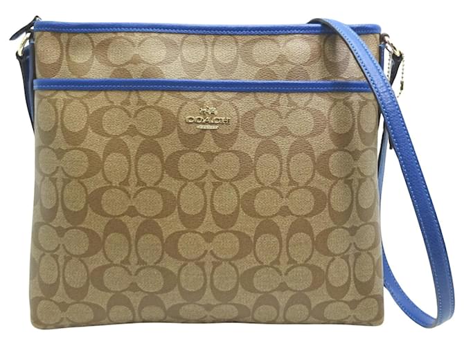 Coach Signature de l'entraîneur Cuir Beige  ref.1397978