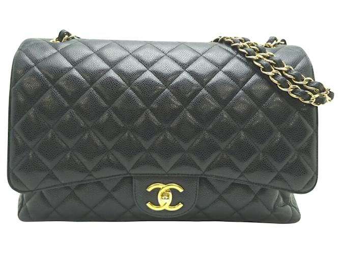Chanel Timeless Black Leather  ref.1397994