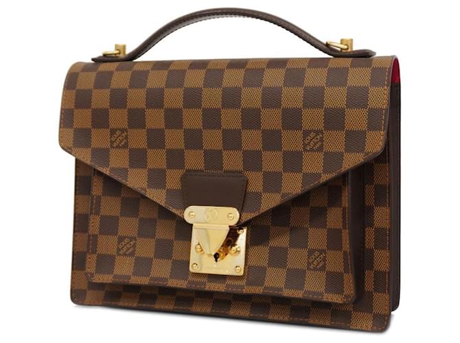 Louis Vuitton Monceau Castaño Lienzo  ref.1398002