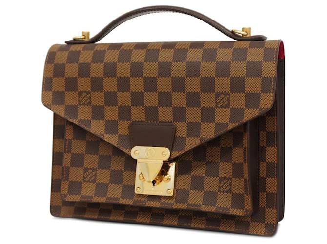 Louis Vuitton Monceau Brown Cloth  ref.1398002