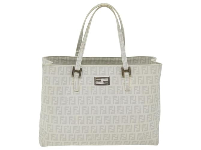 Fendi Zucchino Cinza Lona  ref.1398015