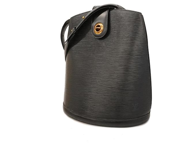 Louis Vuitton Cluny Negro Cuero  ref.1398018