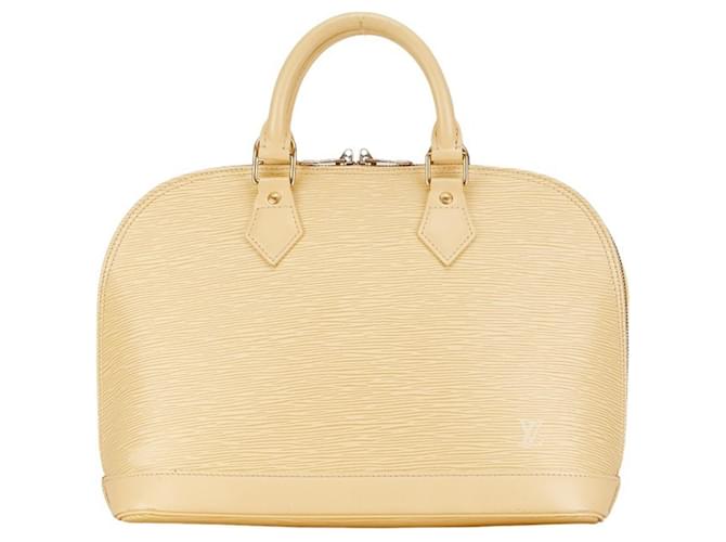 Louis Vuitton Alma Beige Leather  ref.1398032
