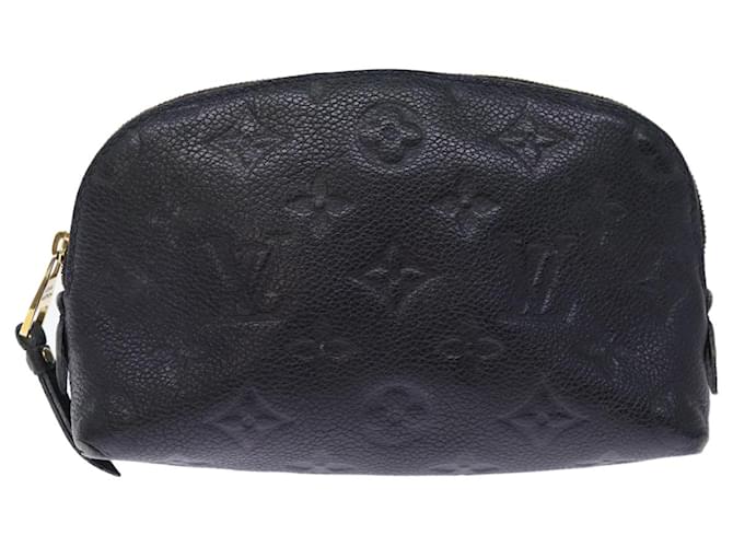 Louis Vuitton Cosmetic Pouch Navy blue Leather  ref.1398037