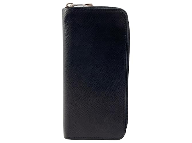 Louis Vuitton Zippy Wallet Vertical Black Leather  ref.1398052
