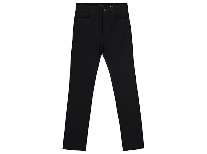 Joseph Straight Jeans in Black Cotton  ref.1398101