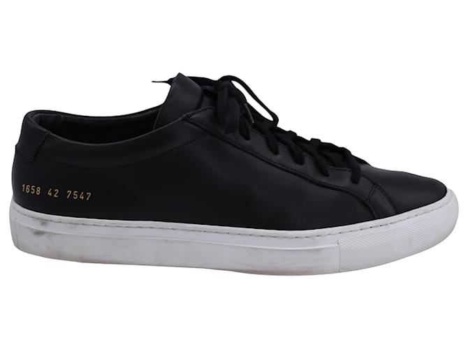 Autre Marque Common Projects Original Achilles Low Sneakers in Black Leather  ref.1398122