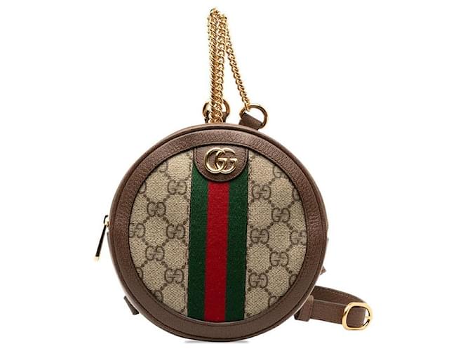Gucci GG Supreme Ophidia Mini Mochila Mochila de lona 598661.0 em excelente estado  ref.1398141