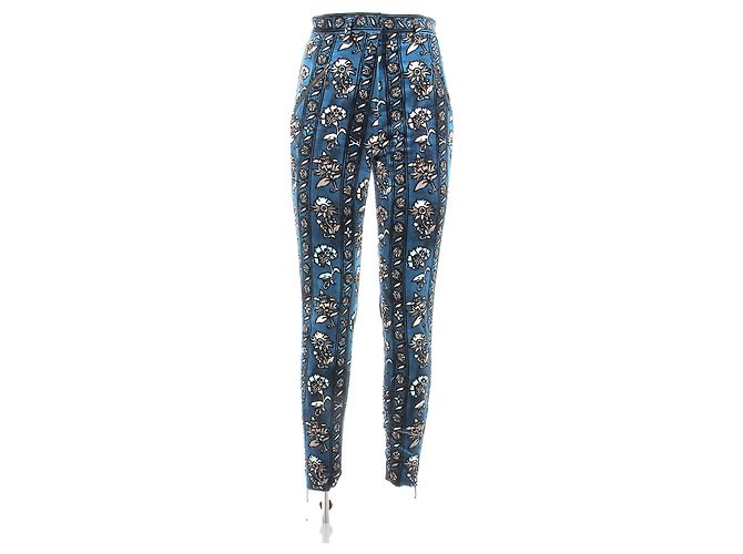 Pantaloni Louis Vuitton T.FR 34 Velluto Blu