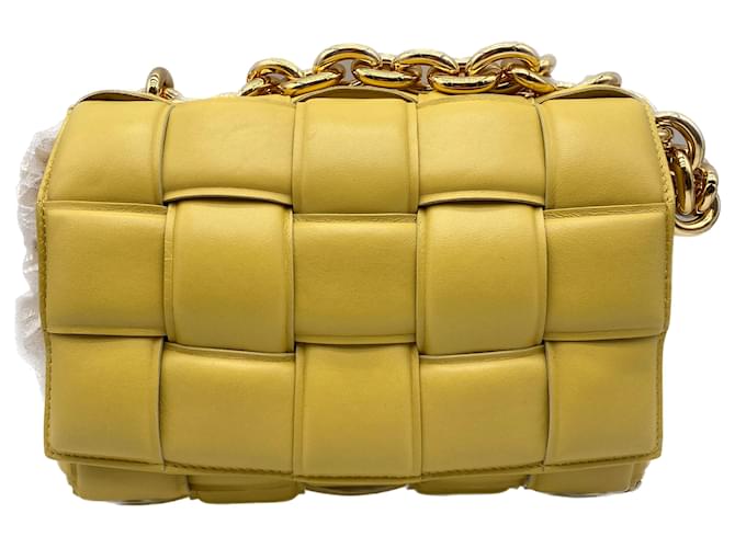 BOTTEGA VENETA Bolsos T. Piel Amarillo Cuero  ref.1398199