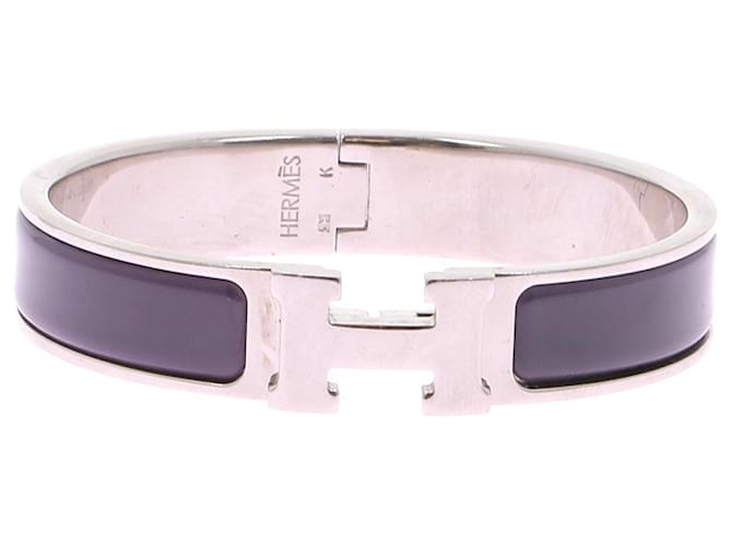 Hermès HERMES  Bracelets T.  Metal Purple  ref.1398203