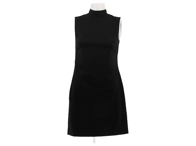 VERSACE  Dresses T.IT 40 Wool Black  ref.1398209