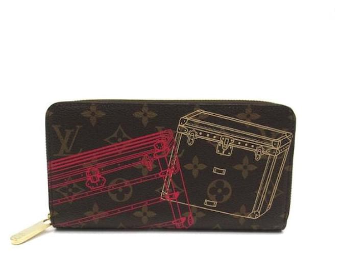 Louis Vuitton Zippy Wallet Canvas Lange Geldbörse M58507 in ausgezeichnetem Zustand Leinwand  ref.1398211