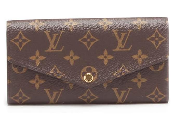 Louis Vuitton Monogramm-Sarah-Geldbörse Leinwand  ref.1398220