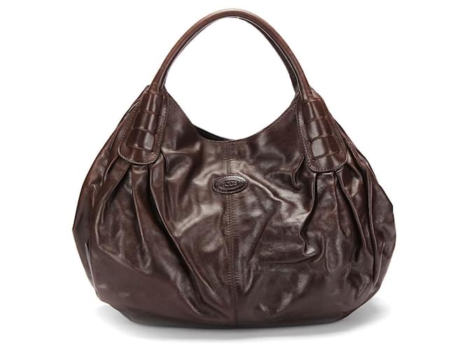 Tod's Ivy Sacca Media Shoulder Bag Leather  ref.1398230