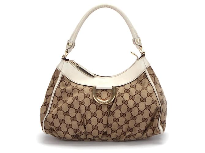 Gucci Bolso de hombro con anilla en D Abbey de lona GG Lienzo  ref.1398238