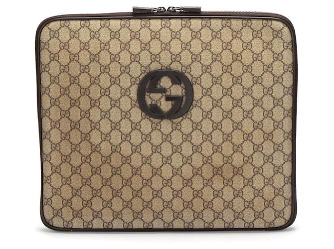 Gucci GG Supreme Laptop Case 194297 Cloth  ref.1398280