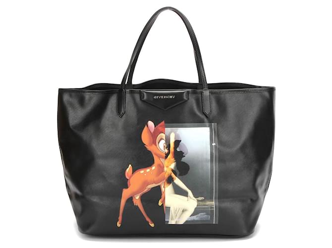 Givenchy Bolsa Tote de Couro Bambi Antigona  ref.1398282