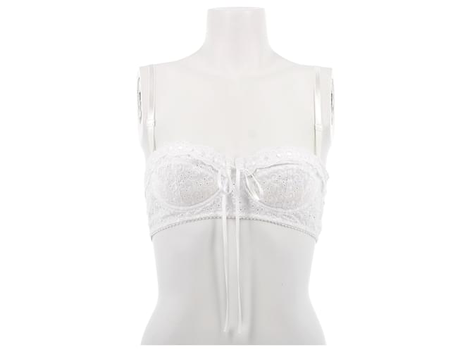 DOLCE & GABBANA  Lingerie T.  Cotton White  ref.1398294