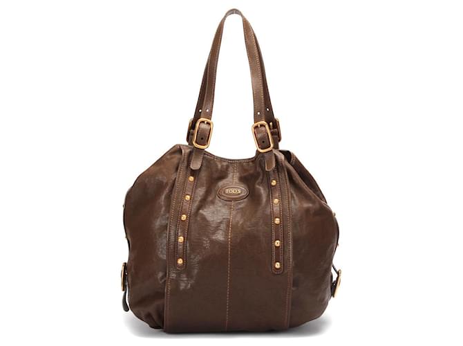 Tod's G-Bag Sacola Sacca Grande Couro  ref.1398314