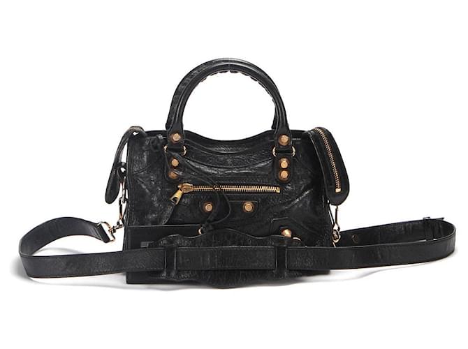 City Balenciaga Mini sac de ville Motocross Giant 12 Cuir  ref.1398320